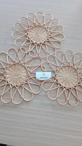 Premium Handmade Rattan Plate Bohemian Style Decorative Tray Natural Fiber Home Decor Accessory - Product Image 6