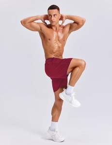 Pantalones Cortos de Lona Sólida para Hombre, Estilo Urbano, Transpirables, Antiarrugas, Resistentes al Viento, de Secado Rápido, con Cierre de Cordón, Casuales, Moda de Verano - Product Image 5