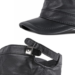 Nueva Gorra Deportiva Ligera de Cuero Vacuno Genuino, Transpirable e Impermeable, de 6 Paneles, Personalizable, Unisex, para Uso Diario - Product Image 4