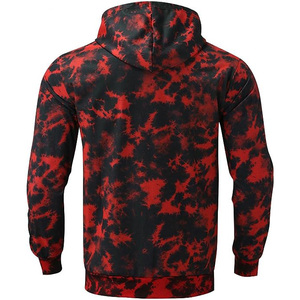 Sweat-shirt à capuche surdimensionné vintage personnalisé de haute qualité en tissu éponge épais avec broderie pour homme - Product Image 4