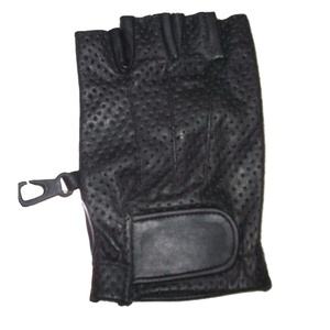 Gants de cycliste en cuir de chèvre de haute qualité, nouveau style, demi-doigts, respirants, été, fermeture Twist Lock, unisexe, Keven Impex KI-1653 - Product Image 1