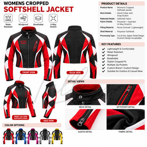 Veste Softshell Courte en Polaire pour Femme – Idéale pour l'Hiver, la Pêche et la Randonnée – Nouvelle Collection - Product Image 6