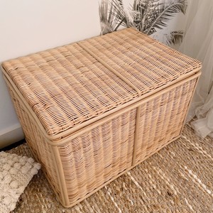 Competitive price <b>container</b> <b>box</b> trunks rattan trunk top selling storage chest large hamper baskets - Product Image 2