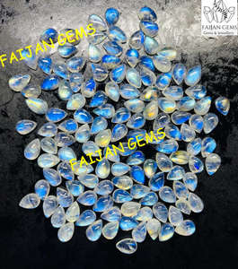 Cabochon en pierre de lune de qualité naturelle en gros à dos plat pierres en vrac pour la fabrication de bijoux faits à la main - Product Image 2