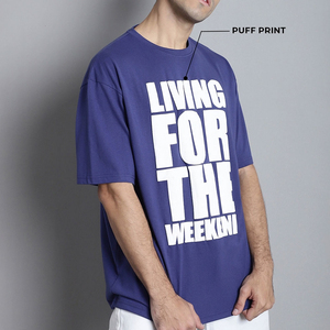T-shirt en coton pour homme à manches courtes, col rond, imprimé, décontracté, coupe classique, respirant, confortable, pour le week-end, l'été, au quotidien - Product Image 5