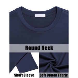 Ensemble de shorts pour hommes de qualité supérieure, vêtements d'été en gros, t-shirt et shorts en coton respirant, vêtements de sport décontractés, logo personnalisé, tenue assortie - Product Image 4