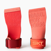 Empuñaduras de mano con logotipo personalizado CrossFit con muñequeras para el sudor OEM ODM equipo de entrenamiento funcional de levantamiento de pesas para deportes