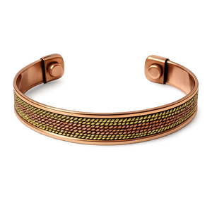 Antique Creations Luxury Hammered Copper Bracelet-Handmade Adjustable Pure Copper Bangle Customizable Size Promotional <b>Gift</b> - Product Image 2