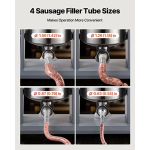 Insaccatrice Elettrica Verticale per Carne 22 LBS/10 L, Regolazione Velocità Continua, Macchina per Insaccare in Acciaio Inox - Product Image 5