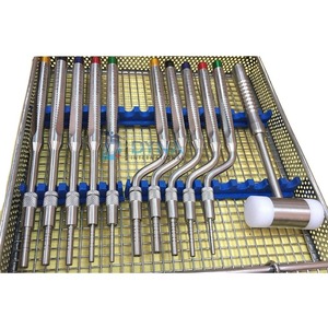 ชุดอุปกรณ์ยกไซนัสแบบแมนนวล Dynaintl รุ่น Pacho-0021 สำหรับการผ่าตัด ใช้ซ้ำได้ในโรงพยาบาล ชุดอุปกรณ์แบบตรง พร้อมค้อนโค้ง - Product Image 3