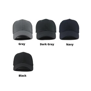 Wholesaler Unisex 6-Panel Baseball Cap Solid Color Twill Fabric Fitted Back Casual Hat Four Seasons Wear 56-58CM Adult Size - Product Image 2