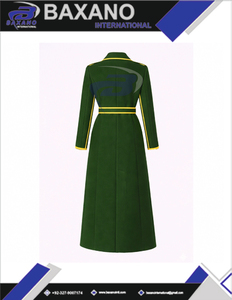 Manteau en laine de haute qualité pour femmes, ceinturé, style trench-coat, long, pour les membres de la sororité CEPhi. - Product Image 5