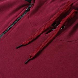 Men's Solid Zipper-Up Hoodies 100% Cotton <b>Thick</b> <b>Fleece</b> Heavy Weight Oversized Streetwear Custom Printed Logo - Product Image 5