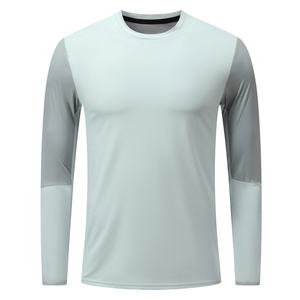 Camisetas de Secado Rápido para Hombre, Manga Larga, Cuello Redondo, Transpirables, para Invierno, en Oferta - Product Image 1