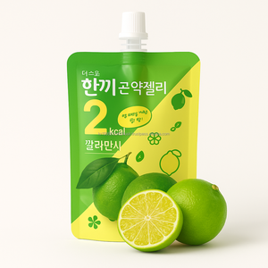 Calamansi sabor Konjac Jelly con colágeno de pescado vitamina C sin azúcar bajo en calorías bocadillo saludable OEM Corea - Product Image 1
