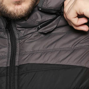 Men's Winter Vest New Design Fashion Puffer Padded Jackets Custom Puffy Body Warmer <b>Waterproof</b> Cotton <b>Material</b> - Product Image 5