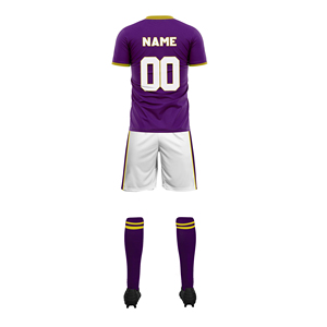 Nuevo Conjunto de Uniforme de Fútbol Transpirable de Manga Corta con Camisetas Sublimadas, Nombre del Equipo, Servicio OEM, Venta al Por Mayor - Product Image 4