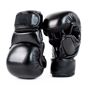 ถุงมือ MMA สำหรับศิลปะการต่อสู้ ให้การรองรับข้อมือที่ยืดหยุ่น ผลิตจากหนังและ PVC ที่ทนทาน ป้องกันการลื่น เหมาะสำหรับการฝึกซ้อมและการแข่งขัน - Product Image 4