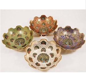 Tazón para Servir Frutas de Diseño Artesanal, Tazón de Metal para Servir Alimentos Hecho a Medida, Tazón de Metal Decorativo Curvado a Mano para Servir Alimentos - Product Image 1