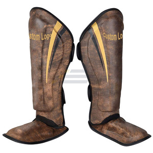 Protège-tibias en gros pour MMA / Protège-tibias et protège-pieds en gros pour arts martiaux, kick-boxing, taekwondo OEM - Product Image 4