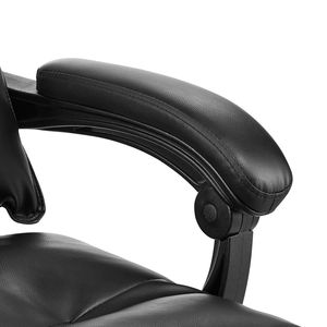 Sedia da Ufficio Ergonomica Robusta con Capacità di 180 kg, Regolazione in Altezza e Funzionalità Executive, Include Cuscino Lombare e Poggiapiedi - Product Image 4