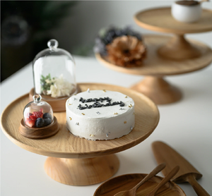 Support à gâteau en bois pour décoration de salle à manger, idéal pour les fêtes, mariages et anniversaires – Support à gâteau créatif pour cuisine - Product Image 6