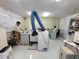 Vietnam Dr.Air KH-3600 Mobile Fume <b>Extractor</b> 3600m³/h 2.2kW with Easy Change Filter Core for Laser <b>Smoke</b> Purifier - Product Image 6