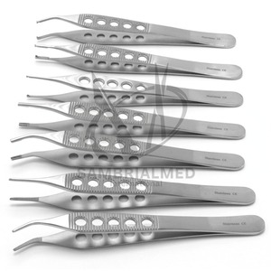 Sambrialmed International – Kit de 7 pinces à tissus Adson 9x9, 7x7 Micro Kocher 1x2 dents – Instruments chirurgicaux souples - Product Image 5
