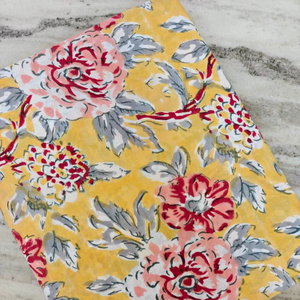 Soft Breathable <b>Block</b> Printed Cotton Fabric Eco Friendly Reusable Floral Custom <b>Print</b> <b>Block</b> <b>print</b> Fabric Bulk Order Supplier - Product Image 1