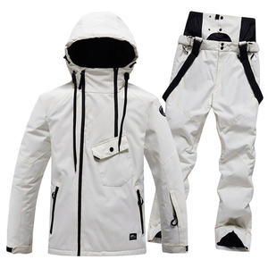 Combinaison de ski d'hiver sur mesure pour homme et femme, imperméable, coupe-vent, veste et pantalon de snowboard, ensemble deux pièces, vente en gros, vêtements de ski d'extérieur - Product Image 6