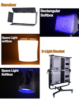 Projecteur LED matriciel EV LIGHT 1300W IP65 CRI97+ avec contrôle DMX512, en alliage d'aluminium, éclairage polyvalent pour événements cinématographiques, dimmable, universel