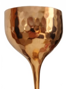 bar decor copper <b>goblet</b> table decor copper <b>wine</b> glass home styling copper <b>goblet</b> interior decor copper - Product Image 3