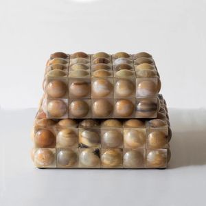 Hot Selling Indian Square Resin Handmade Customizable Spice Box High Finishing Unique Quality for Home or Inlay Craft Use <b>Gifts</b> - Product Image 6