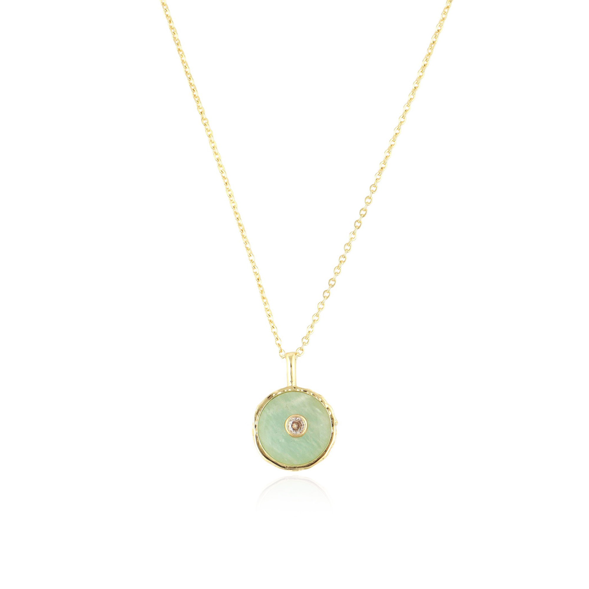Amazonite & White CZ