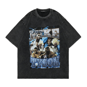 Pull tricoté vintage sérigraphié, coupe oversize unisexe, pour homme et femme, en coton épais 100 %, respirant et écologique - Product Image 6