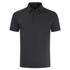 Superbe polo de golf en coton tricoté élastique de haute qualité pour homme, manches courtes, idéal pour les affaires - Collection Super Septembre - Product Image 1