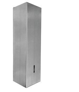 Distributeur mural moderne en acier inoxydable 304 pour papier toilette et verres, avec porte-gobelet, idéal pour aéroports, hôtels, bureaux, gymnases, supermarchés - Product Image 3