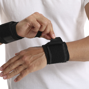 สายรัดข้อมือยกน้ำหนักแบบมีโลโก้สั่งทำพิเศษ สายรัดข้อมือออกกำลังกาย สายรัดข้อมือพยุงข้อมือสำหรับยกน้ำหนัก สายรัดข้อมือยืดหยุ่นสำหรับออกกำลังกายในยิม - Product Image 4