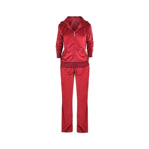 Nouvel ensemble de survêtement en velours pour femme, coupe ajustée, en velours côtelé, pour l'hiver, décontracté, sportif, qualité supérieure, mélange de coton - Product Image 1