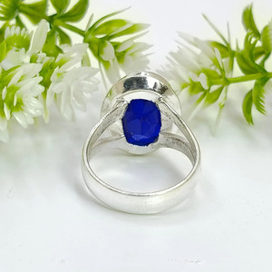 Anillo de Tanzanita, Plata 925, Anillo Azul Hecho a Mano, Joyería Elegante, Anillo Delicado - Product Image 4
