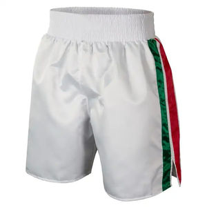 Shorts de boxe Muay Thai pour hommes, confortables, respirants, avec logo personnalisé, matériaux de qualité supérieure, best-sellers. - Product Image 3