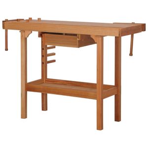 Banco di falegnameria con cassetto 2 morsi legno duro per la lavorazione del legno - Product Image 5