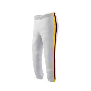 Conjunto de Uniforme de Béisbol, Jersey Sublimado con Botones, Pantalones Transpirables que Absorben la Humedad, Ropa Deportiva Unisex para Adultos, Blanco/Amarillo - Product Image 5