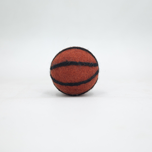 Adorno de Baloncesto de Fieltro de Lana Hecho a Mano, Pelota Deportiva, Juguete Educativo, Guirnalda para Fiesta NBA, Venta al por Mayor, Fieltro y Hilo para Niños - Product Image 1