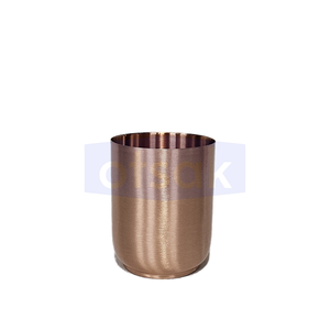 Verre à eau en cuivre écologique de qualité supérieure, grande capacité, pour cuisine moderne, salle à manger, bien-être et hydratation à domicile - Product Image 1