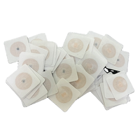 Mini étiquette matérielle ronde étanche RFID NFC PET 860-960MHz étiquette de contrôle d'accès
