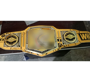 Heavyweight Fully Custom Design Logos CNC Championship Belt Gold Plated Durable Comfortable MMA - Product Image 6
