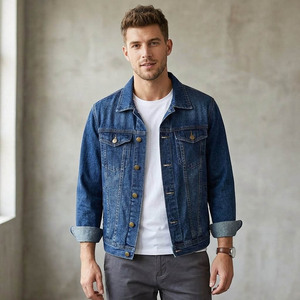 Men’s & Women’s Oversized <b>Black</b> Denim Jacket Casual Streetwear Vintage Washed Cotton Jean Jacket True Religion Style jackets - Product Image 2