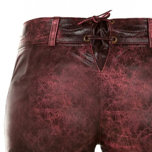Pantalones Cortos Bávaros Tradicionales para Hombre, Estilo Oktoberfest Alemán, Bordados, Vintage, Marrón, Poliéster, Impermeables, Resistentes al Viento, con Cinturón - Product Image 5