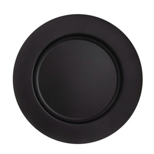 Premium Stainless Steel Charger <b>Plate</b> With Hammered Rim Mirror Polished Silver Dinner Base <b>Plate</b> For Luxury Wedding Parties - Product Image 3